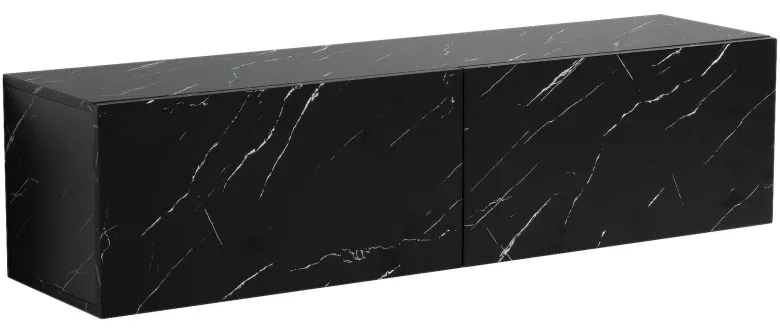 Lowboard schwarz Marmor Optik B/H/T: ca. 120x30x30 cm