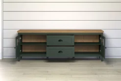 Lowboard Stanton tannengrün Eiche Evoke Coast Nachbildung B/H/T: ca. 184x64x45 cm