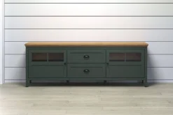 Lowboard Stanton tannengrün Eiche Evoke Coast Nachbildung B/H/T: ca. 184x64x45 cm