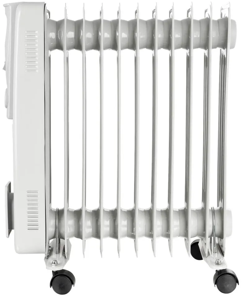 Ölradiator weiß Kunststoff Metall B/H/L: ca. 24x54,5x45 cm ca. 2000 W