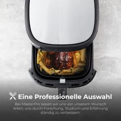 MASTERPRO Heißluftfritteuse BGMP-9167 silber Kunststoff B/H/T: ca. 36x39,5x41 cm ca. 6 l
