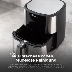 MASTERPRO Heißluftfritteuse BGMP-9167 silber Kunststoff B/H/T: ca. 36x39,5x41 cm ca. 6 l
