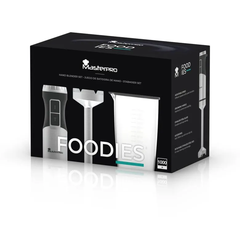 MASTERPRO Stabmixer-Set schwarz