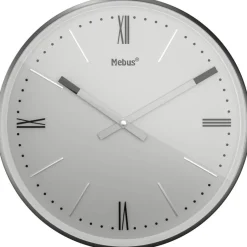 Mebus Wanduhr anthrazit D: ca. 25 cm