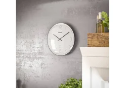 Mebus Wanduhr grau D: ca. 30 cm