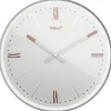 Mebus Wanduhr grau D: ca. 25 cm