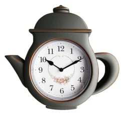 Mebus Wanduhr schwarz B/H/L/D: ca. 24,9x4,8x23x25 cm