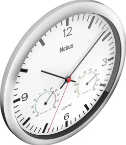 Mebus Wanduhr weiß D: ca. 25 cm