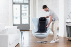 medisana Massagesitzauflage 88930 schwarz anthrazit Stoff Kunststoff B/H/L: ca. 40x9x118 cm ca. 48 W