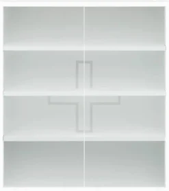 Medizinschrank Bjarne weiß matt B/H/T: ca. 64,2x74,1x19,6 cm