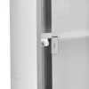 Medizinschrank silber Polypropylen B/H/L: ca. 12x20x58 cm