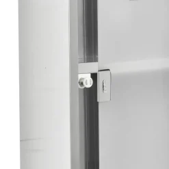Medizinschrank silber Polypropylen B/H/L: ca. 12x20x58 cm