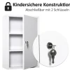 Medizinschrank weiß Polypropylen B/H/L: ca. 18x40x60 cm