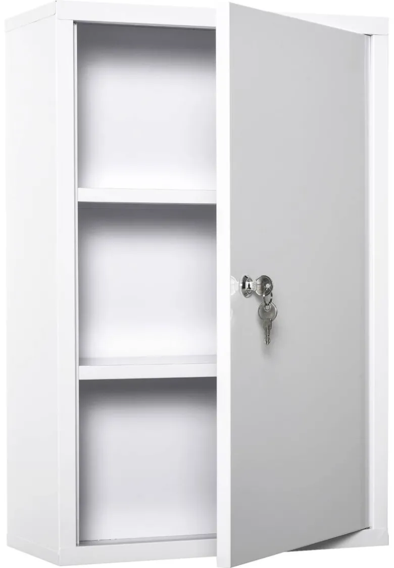 Medizinschrank weiß Polypropylen B/H/L: ca. 18x40x60 cm