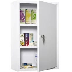 Medizinschrank weiß Polypropylen B/H/L: ca. 18x40x60 cm