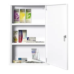 Medizinschrank weiß Polypropylen B/H/L: ca. 18x40x60 cm