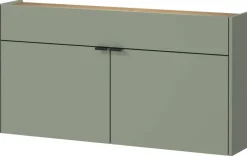 Mehrzweckschrank 1398-629 grün Eiche Navarra Nachbildung B/H/T: ca. 110x57x22 cm