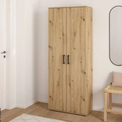 Mehrzweckschrank Mara Eiche Artisan Nachbildung B/H/T: ca. 70x179x33,5 cm