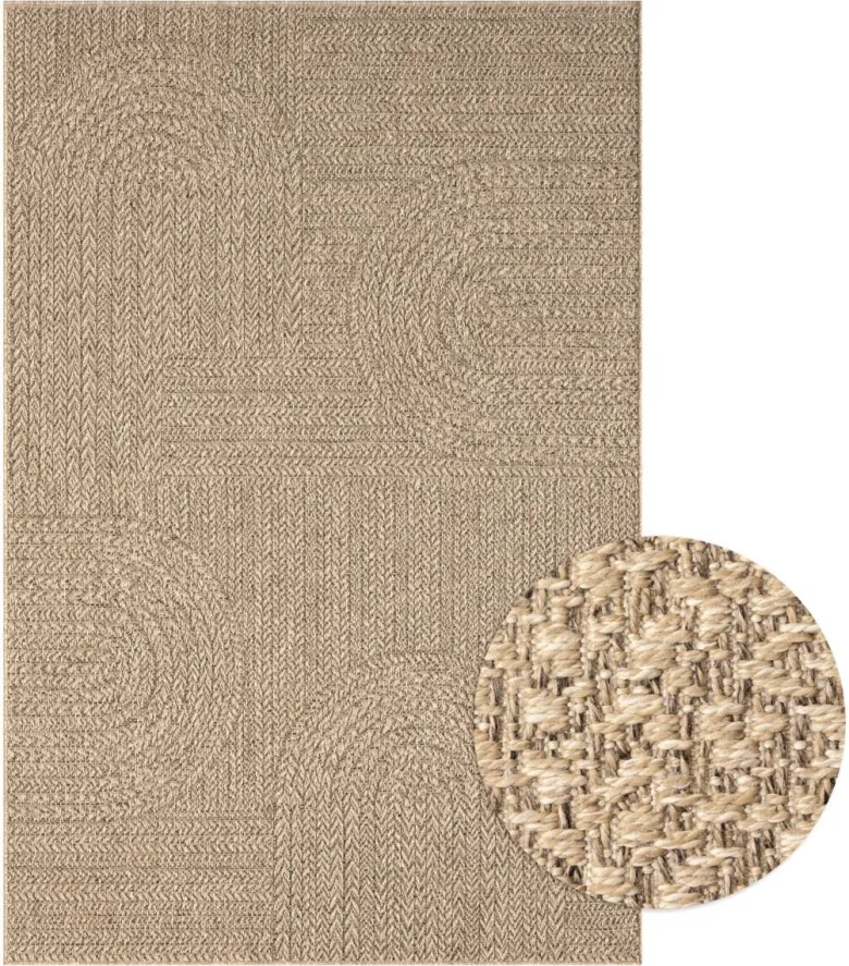 Merinos In-/Outdoor-Teppich Kenzy natur B/L: ca. 200x290 cm