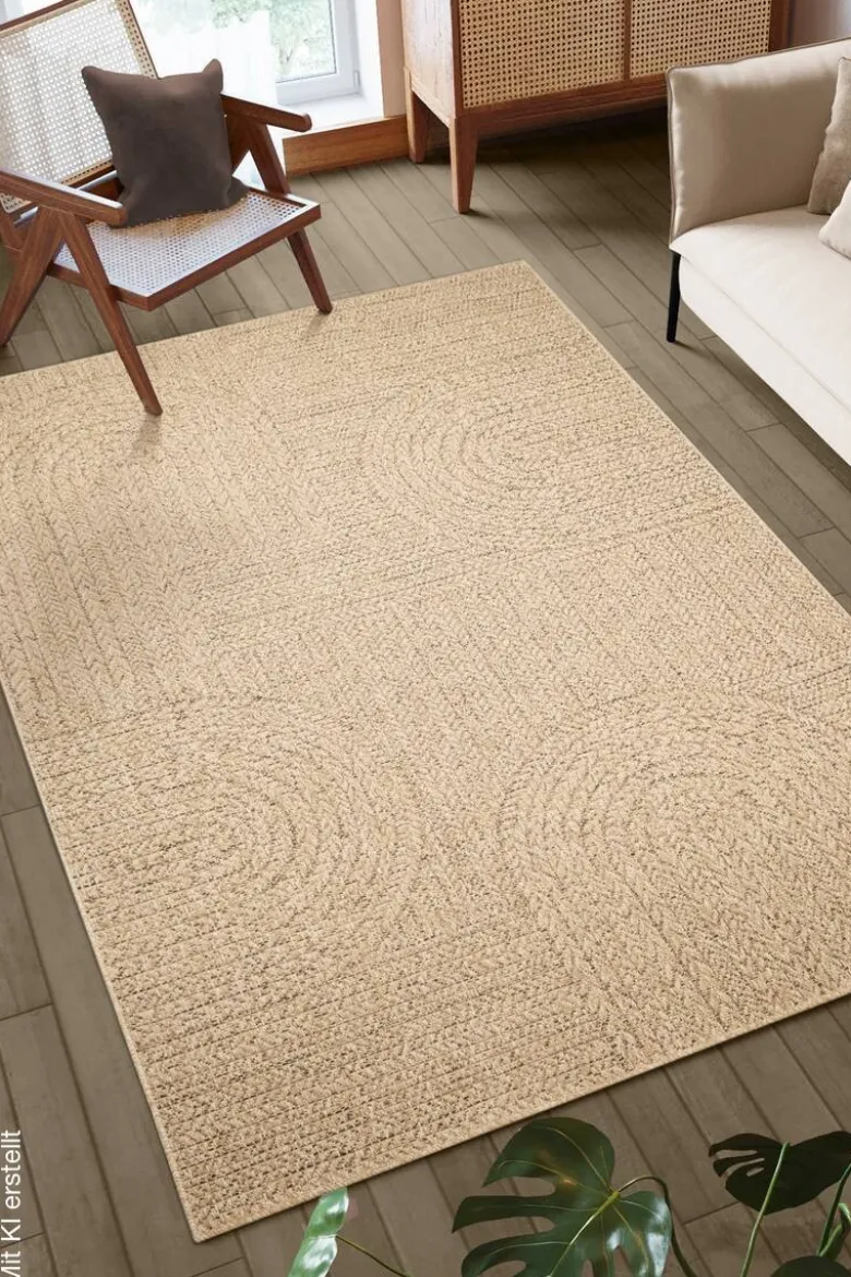Merinos In-/Outdoor-Teppich Kenzy natur B/L: ca. 200x290 cm