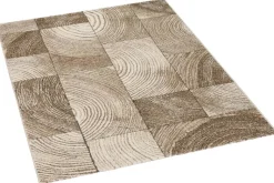 Merinos Webteppich Kreta beige B/L: ca. 80x150 cm