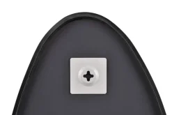 Metallspiegel Britta schwarz Metall B/H/T: ca. 35x50x3 cm
