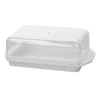 Metaltex Butterdose weiß Kunststoff B/H/L: ca. 19,1x4,9x9,2 cm