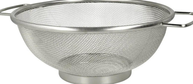Metaltex Sieb silber Edelstahl H/D: ca. 11x26 cm