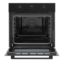Mican Einbaubackofen BOAHSD65 schwarz Metall B/H/T: ca. 59,5x59,5x57 cm