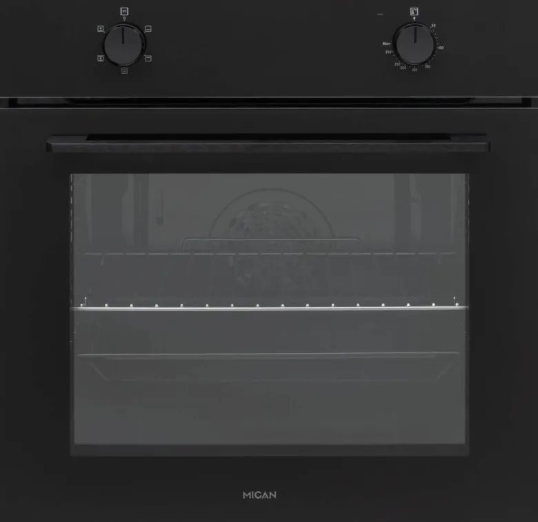Mican Einbaubackofen BOAUS65 schwarz Metall B/H/T: ca. 59,5x59,5x57 cm