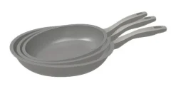 MICHELINO Bratpfannenset Alythia grau Aluminium 3 tlg.