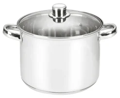 MICHELINO Großraumtopf silber Edelstahl D: ca. 26 cm
