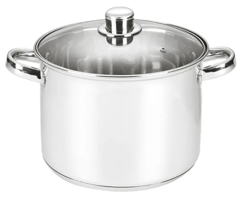 MICHELINO Großraumtopf silber Edelstahl D: ca. 26 cm