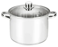 MICHELINO Großraumtopf silber Edelstahl D: ca. 30 cm