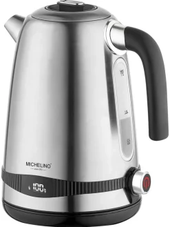 MICHELINO Wasserkocher 74278 silber Edelstahl ca. 1,7 l