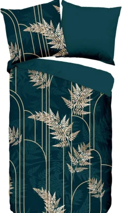 Microfaser Bettwäsche Malak grün Polyester B/L: ca. 135x200 cm