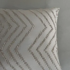 Microfaser Bettwäsche Zigzag taupe Polyester B/L: ca. 135x200 cm