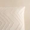 Microfaser Bettwäsche Zigzag offwhite Polyester B/L: ca. 155x220 cm