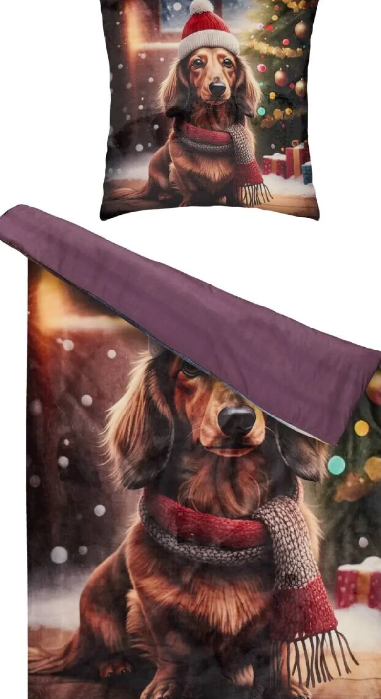 Microfaser Wende Bettwäsche Flanell Multi Polyester B/L: ca. 135x200 cm