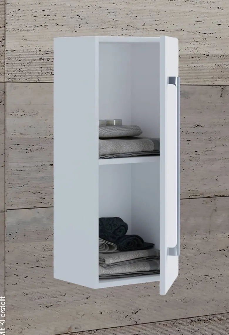 Midischrank Badinos weiß B/H/T: ca. 33x75x22 cm