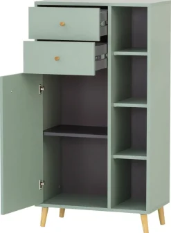 Midischrank Bjarne Pistazie B/H/T: ca. 60,2x113,4x33 cm