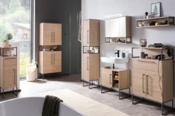 Midischrank Limone Eiche hell Nachbildung B/H/T: ca. 30,4x112,5x33,1 cm