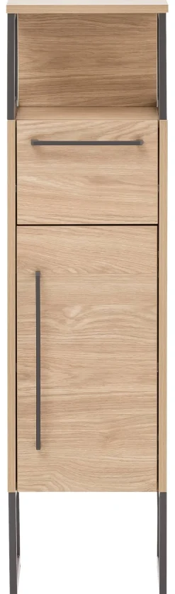 Midischrank Limone Eiche hell Nachbildung B/H/T: ca. 30,4x112,5x33,1 cm