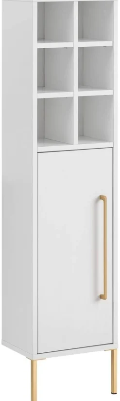 Midischrank Sarah weiß B/H/T: ca. 30,4x130,6x21,8 cm