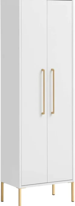 Midischrank Sarah weiß B/H/T: ca. 46,2x154,7x30,1 cm