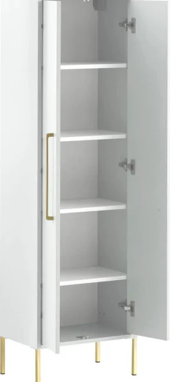 Midischrank Sarah weiß B/H/T: ca. 46,2x154,7x30,1 cm