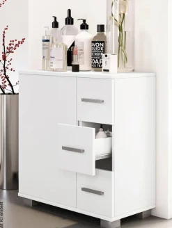 Midischrank Zalo weiß B/H/T: ca. 60x65x30 cm