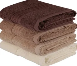 Mijolnir Frottier-Set beige Baumwolle B/L: ca. 50x90 cm