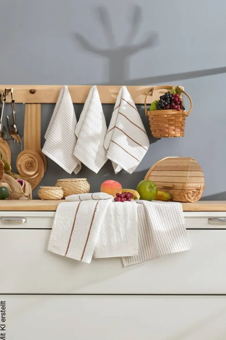 Mijolnir Frottier-Set creme Baumwolle B/L: ca. 30x50 cm