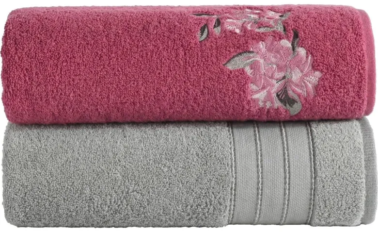 Mijolnir Frottier-Set grau Baumwolle B/L: ca. 50x90 cm